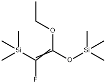 Fluorotrimethylsilylketene Ethyl Trimethylsilyl Acetal (mixture of isomers) Structure