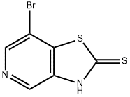 Thiazolo[4,5-c]pyridine-2(3H)-thione, 7-bromo- Structure