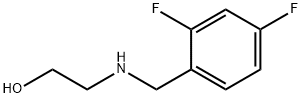 Ethanol, 2-[[(2,4-difluorophenyl)methyl]amino]- Structure