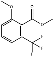 Benzoic acid, 2-methoxy-6-(trifluoromethyl)-, methyl ester Structure