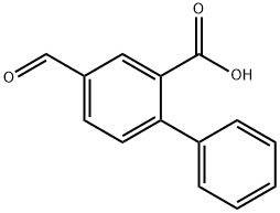 4'-FORMYL-BIPHENYL-2-CARBOXYLIC ACID Structure