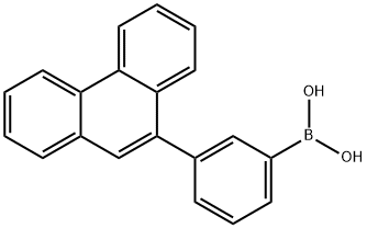 Boronic acid, B-[3-(9-phenanthrenyl)phenyl]- 구조식 이미지