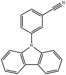 Benzonitrile, 3-(9H-carbazol-9-yl)- Structure