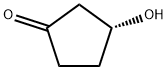 Cyclopentanone, 3-hydroxy-, (3R)- Structure