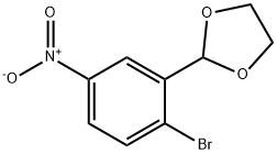 2-(2-BroMo-5-니트로페닐)-1,3-디옥솔란 구조식 이미지