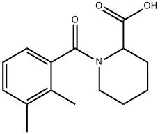 2-Piperidinecarboxylic acid, 1-(2,3-dimethylbenzoyl)- Structure