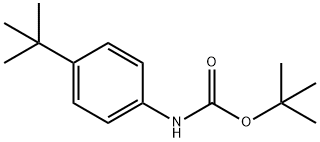Carbamic acid, N-[4-(1,1-dimethylethyl)phenyl]-, 1,1-dimethylethyl ester Structure