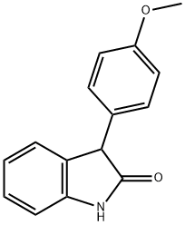 3-(4-methoxyphenyl)indolin-2-
one 구조식 이미지