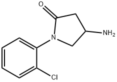 4-amino-1-(2-chlorophenyl)pyrrolidin-2-one(SALTDATA: HCl) 구조식 이미지