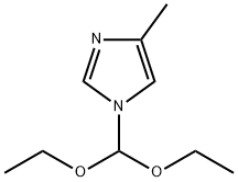 1H-Imidazole, 1-(diethoxymethyl)-4-methyl- Structure