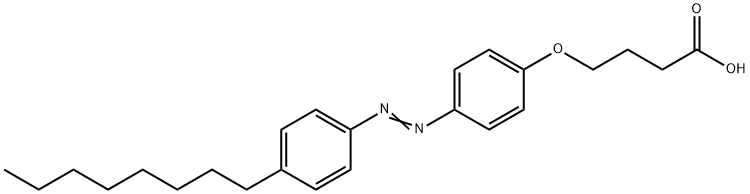 4-(3-카르복시트리메틸렌옥시)-4"-옥틸라조벤젠 구조식 이미지
