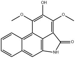 Dibenz[cd,f]indol-4(5H)-one, 2-hydroxy-1,3-dimethoxy- Structure