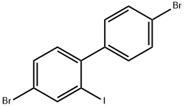 1,1'-Biphenyl, 4,4'-dibromo-2-iodo- Structure