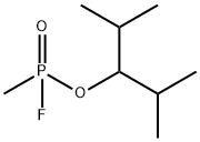 1-Isopropyl-2-methylpropyl methlyphosphonofluoridata Structure