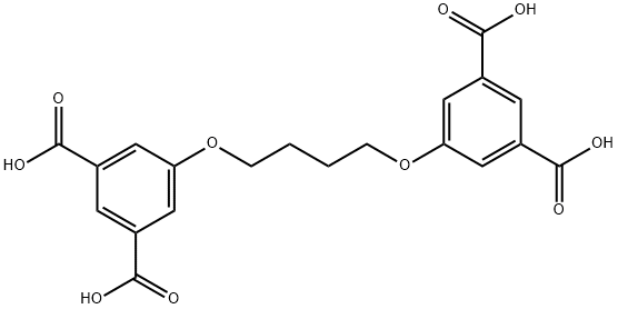 5,5′-(butane-1,4-diyl)-bis(oxy)diisophthalic acid Structure