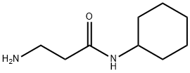 N~1~-cyclohexyl-beta-alaninamide(SALTDATA: HCl) Structure