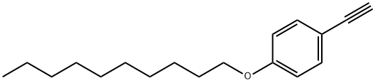 4-[(데실옥시)-페닐]-아세틸렌 구조식 이미지