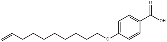 Benzoic acid, 4-(9-decen-1-yloxy)- Structure