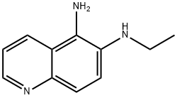 5,6-Quinolinediamine, N6-ethyl- Structure