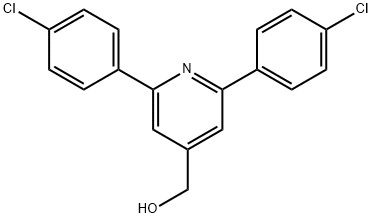 JR-9142, (2,6-Bis(4-chlorophenyl)pyridin-4-yl)methanol, 97% 구조식 이미지