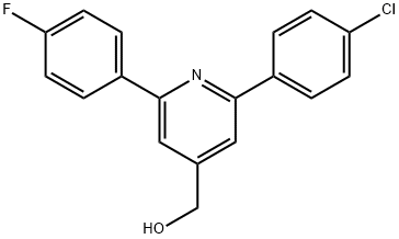 JR-9144, (2-(4-Chlorophenyl)-6-(4-fluorophenyl)pyridin-4-yl)methanol, 97% 구조식 이미지