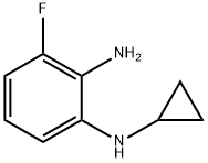 1-N-cyclopropyl-3-fluorobenzene-1,2-diamine Structure