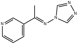 (E)-N-<1-(3-pyridyl)ethylidene>-4H-1,2,4-triazol-4-amine Structure