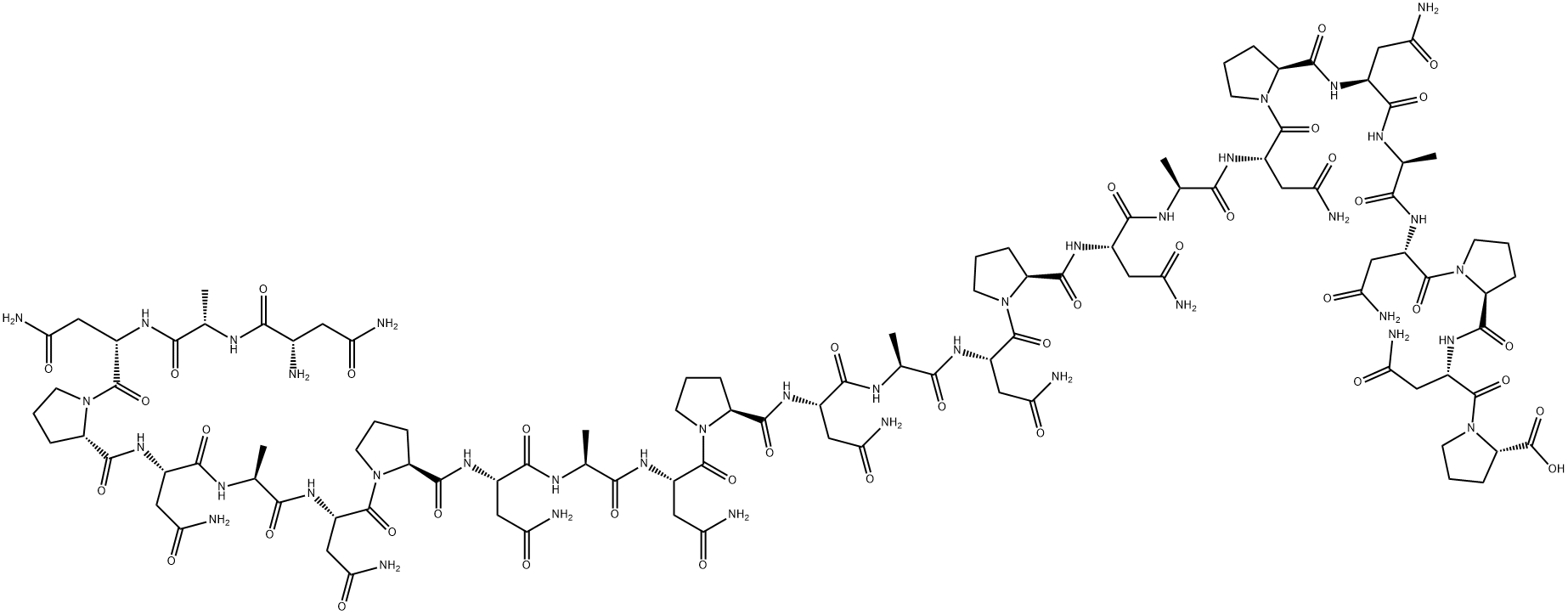 (asparaginyl--alanyl-asparaginyl-proline)8 Structure