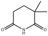 2,6-Piperidinedione, 3,3-dimethyl- 구조식 이미지