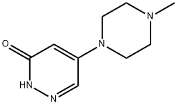 3(2H)-Pyridazinone, 5-(4-methyl-1-piperazinyl)- Structure