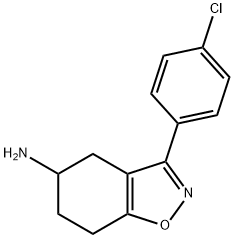 3-(4-chlorophenyl)-4,5,6,7-tetrahydrobenzo[d]isoxazol-5-amine 구조식 이미지