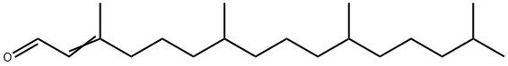 2-Hexadecenal, 3,7,11,15-tetramethyl- 구조식 이미지