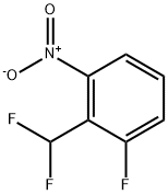 Benzene, 2-(difluoromethyl)-1-fluoro-3-nitro- 구조식 이미지
