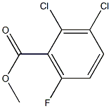 Benzoic acid, 2,3-dichloro-6-fluoro-, methyl ester Structure