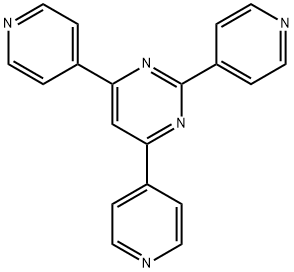 Pyrimidine, 2,4,6-tri-4-pyridinyl- 구조식 이미지