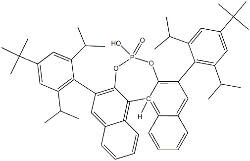 (11bS)-2,6-bis[4-(1,1-dimethylethyl)-2,6-bis(1-methylethyl)phenyl]-4-hydroxy-4-oxide-4λ5-Dinaphtho[2,1-d:1',2'-f][1,3,2]dioxaphosphepin Structure