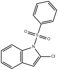 1H-Indole, 2-chloro-1-(phenylsulfonyl)- Structure