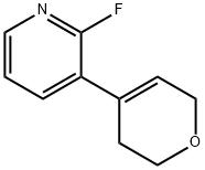 Pyridine, 3-(3,6-dihydro-2H-pyran-4-yl)-2-fluoro- 구조식 이미지