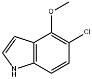 1H-Indole, 5-chloro-4-methoxy- Structure