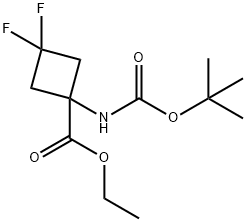 Cyclobutanecarboxylic acid, 1-[[(1,1-dimethylethoxy)carbonyl]amino]-3,3-difluoro-, ethyl ester