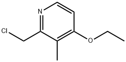 Pyridine, 2-(chloromethyl)-4-ethoxy-3-methyl- Structure