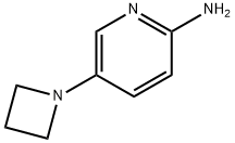 2-Pyridinamine, 5-(1-azetidinyl)- Structure