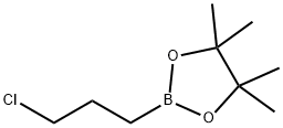 1,3,2-Dioxaborolane, 2-(3-chloropropyl)-4,4,5,5-tetramethyl- Structure