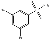 Benzenesulfonamide, 3-bromo-5-hydroxy- Structure