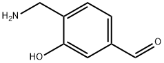 4-(aminomethyl)-3-hydroxybenzaldehyde Structure