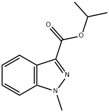 1H-Indazole-3-carboxylic acid, 1-methyl-, 1-methylethyl ester Structure