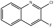 Quinoline, 2-chloro-3-fluoro- 구조식 이미지