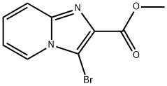 Imidazo[1,2-a]pyridine-2-carboxylic acid, 3-bromo-, methyl ester Structure