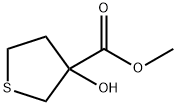 3-Thiophenecarboxylic acid, tetrahydro-3-hydroxy-, methyl ester 구조식 이미지