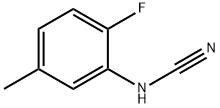 [(2-fluoro-5-methylphenyl)amino]carbonitrile 구조식 이미지